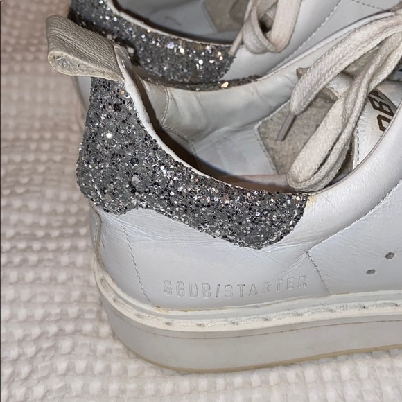 Golden Goose white sneakers with crystals - Picture 3 of 6